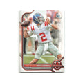 Matt Corral 2022 Bowman University #5 Football Card NM