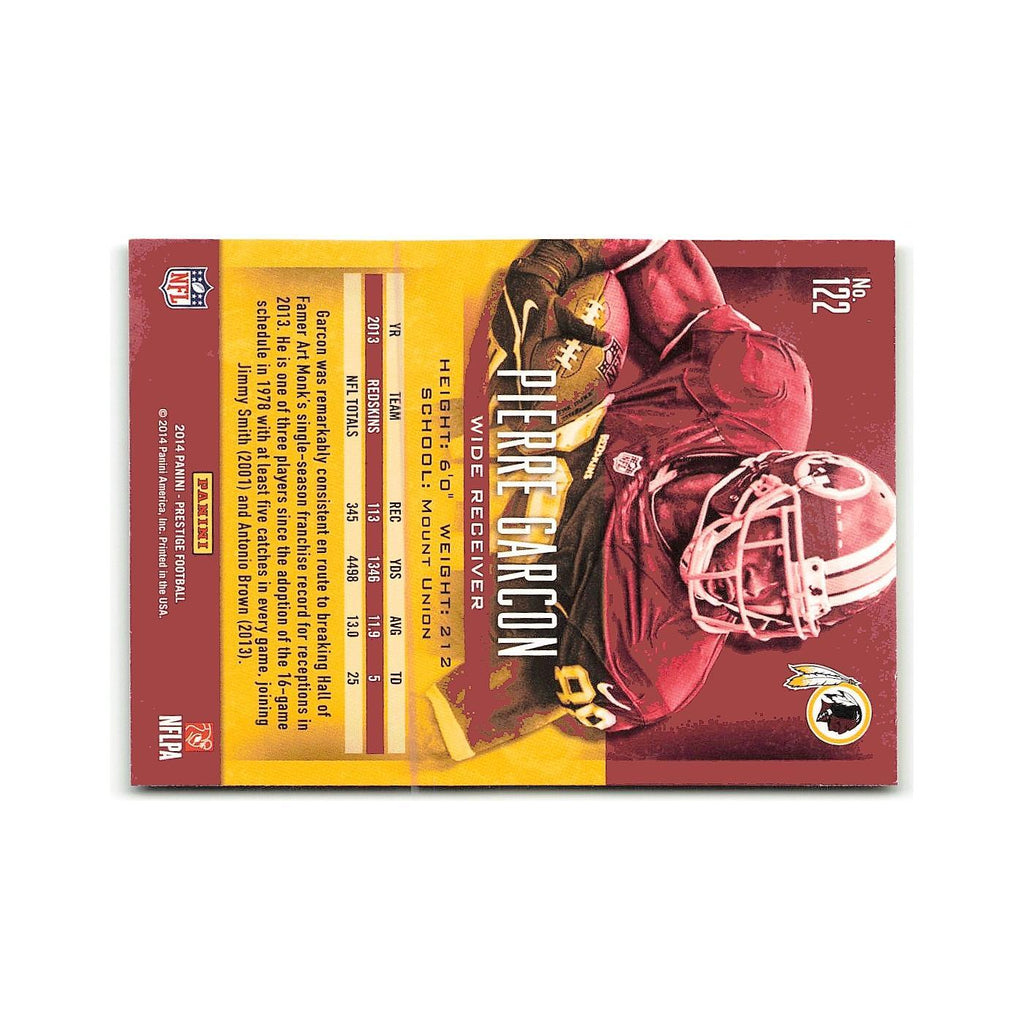 Pierre Garcon 2014 Panini Prestige #122 Washington Redskins Football Card NM