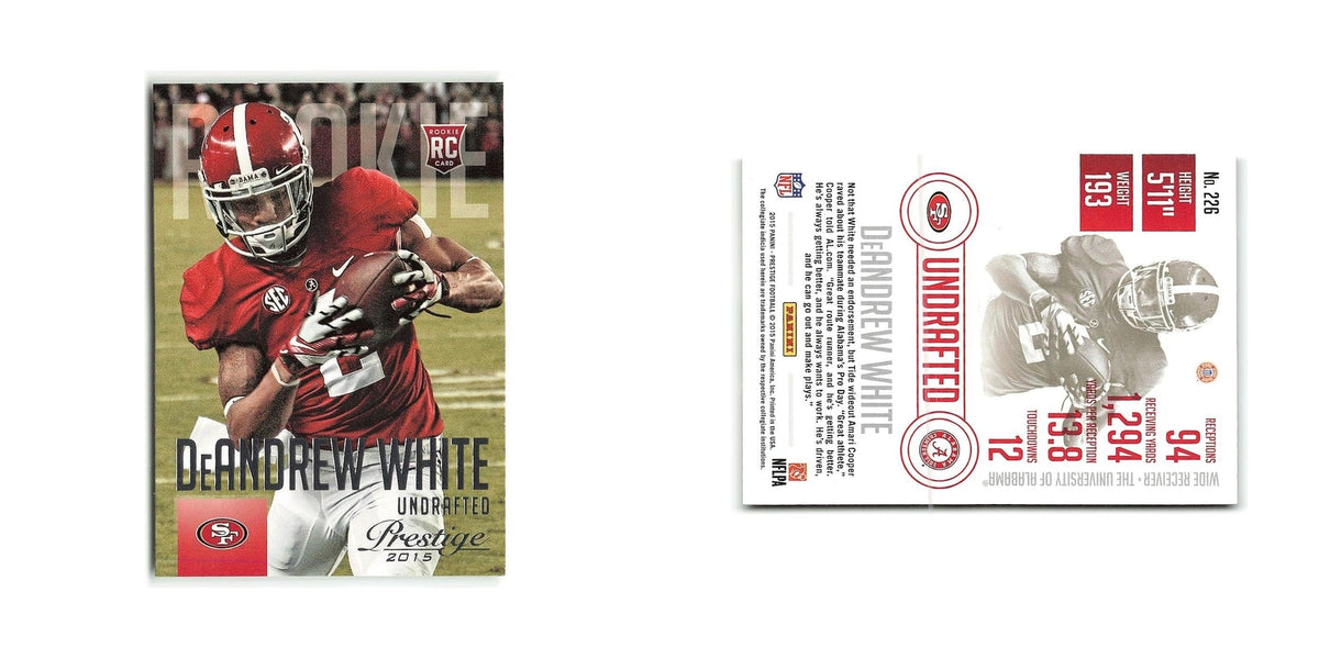 DeAndrew White Rookie 2015 Panini Prestige #226 San Francisco 49ers NM