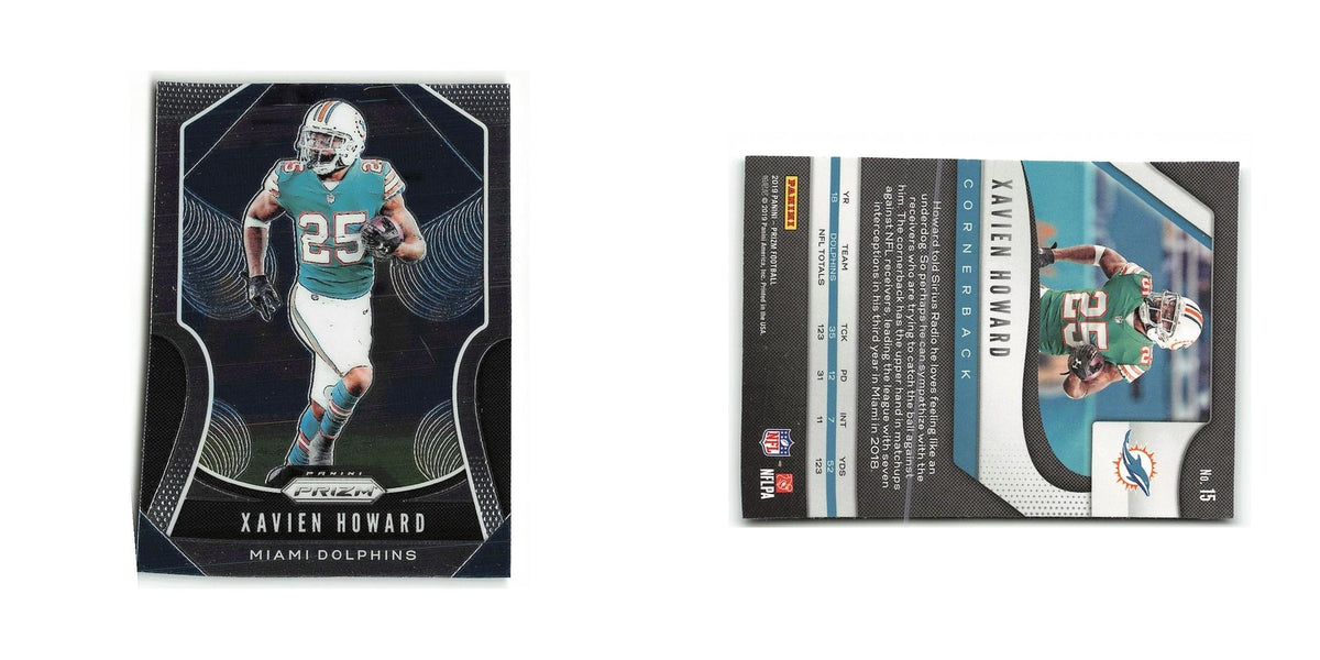 Xavien Howard 2019 Panini Prizm #15 Miami Dolphins Football Card NM