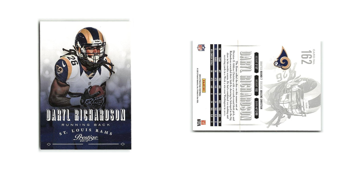 Daryl Richardson 2013 Panini Prestige #162 St. Louis Rams Football Card NM