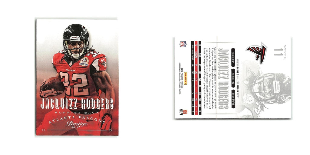 Jacquizz Rodgers 2013 Panini Prestige #11 Atlanta Falcons Football Card NM