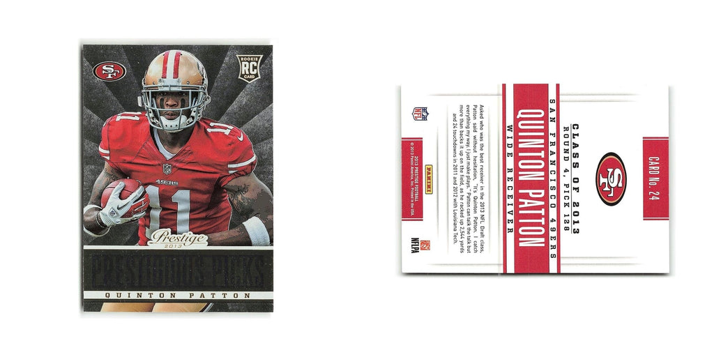 Quinton Patton Rookie 2013 Panini Prestige #24 San Francisco 49ers NM