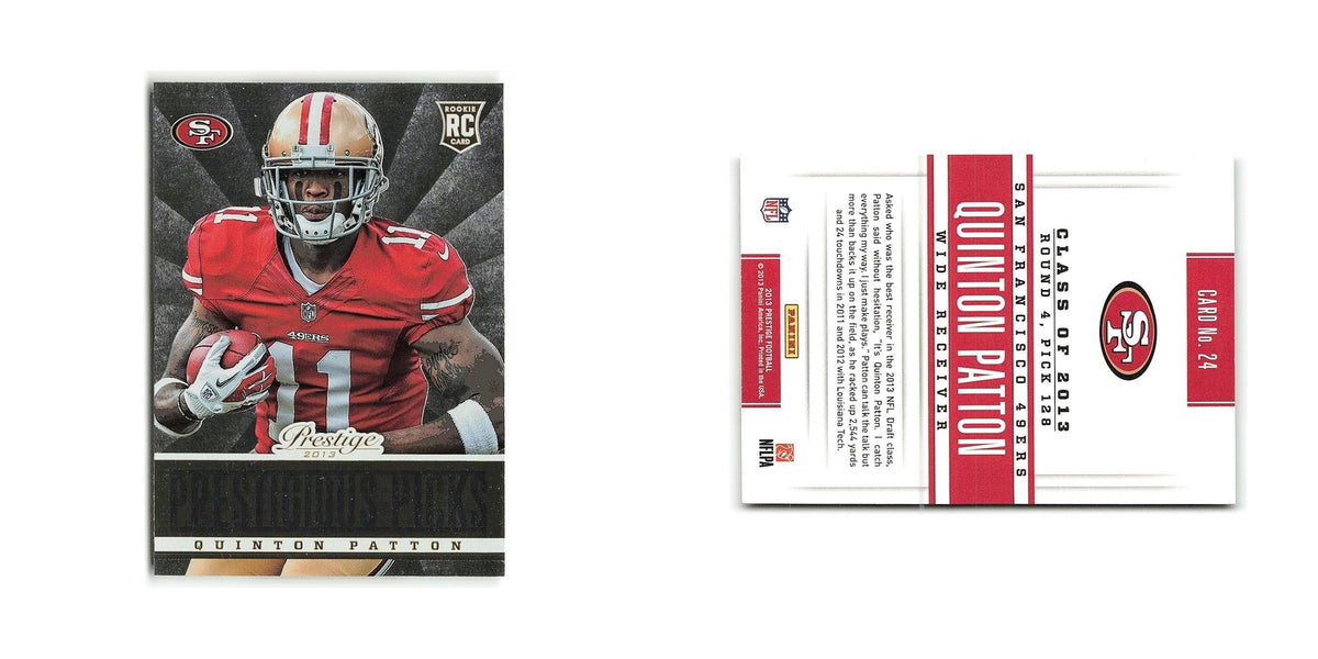 Quinton Patton Rookie 2013 Panini Prestige #24 San Francisco 49ers NM