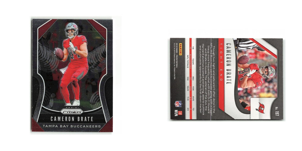 Cameron Brate 2019 Panini Prizm #197 Tampa Bay Buccaneers Football Card NM