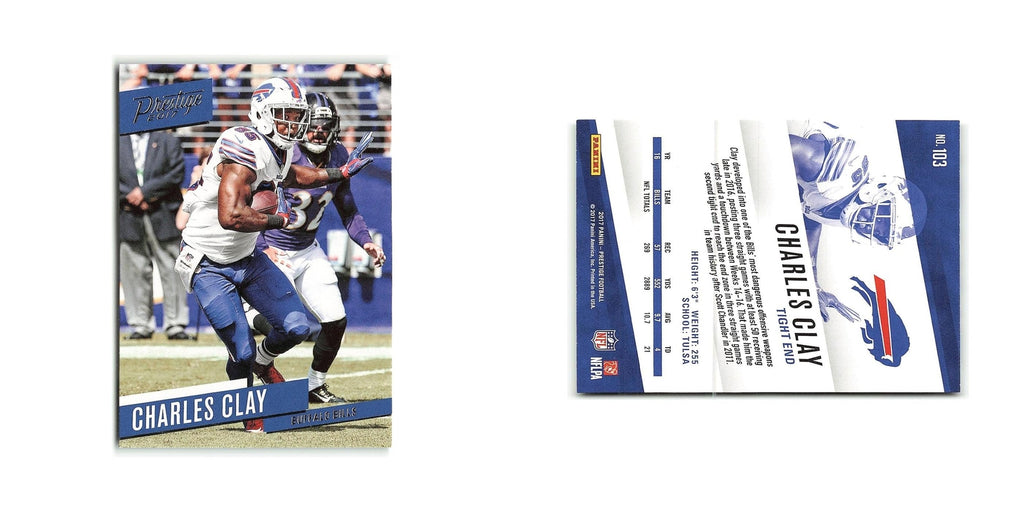 Charles Clay 2017 Panini Prestige #103 Buffalo Bills Football Card NM