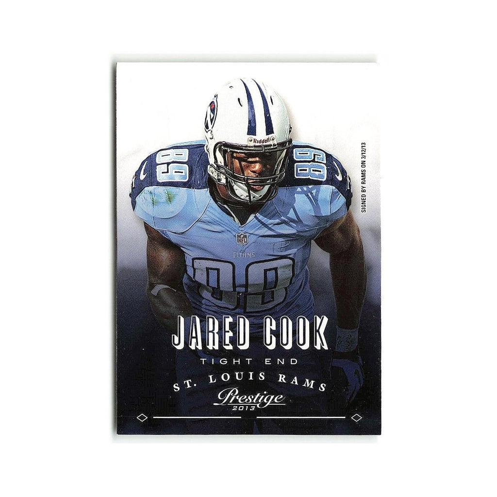 Jared Cook 2013 Panini Prestige #159 St. Louis Rams Football Card NM