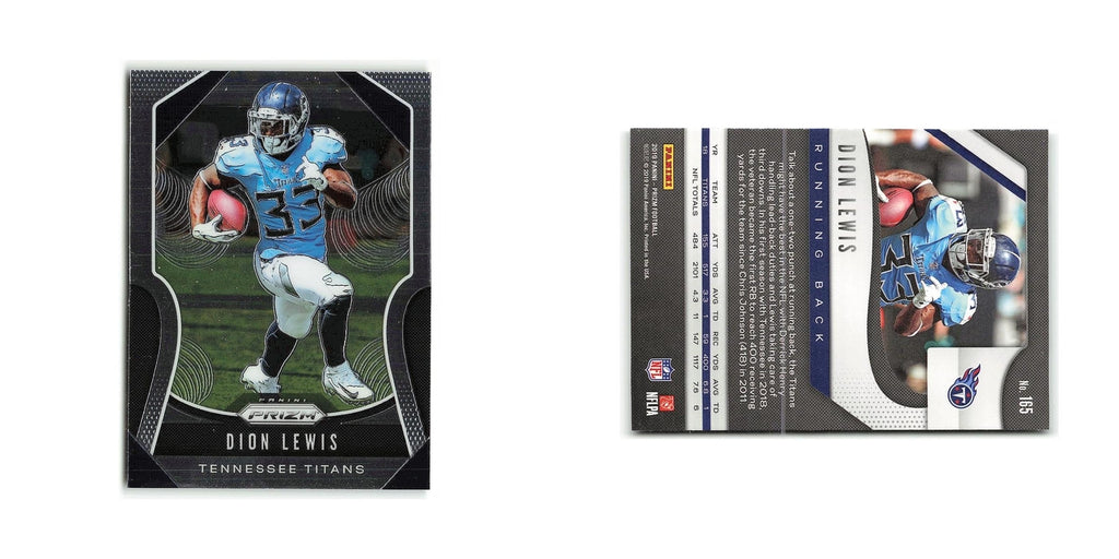 Dion Lewis 2019 Panini Prizm #165 Tennessee Titans Football Card NM