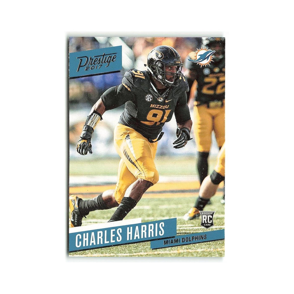 Charles Harris Rookie 2017 Panini Prestige #255 Miami Dolphins Football Card NM