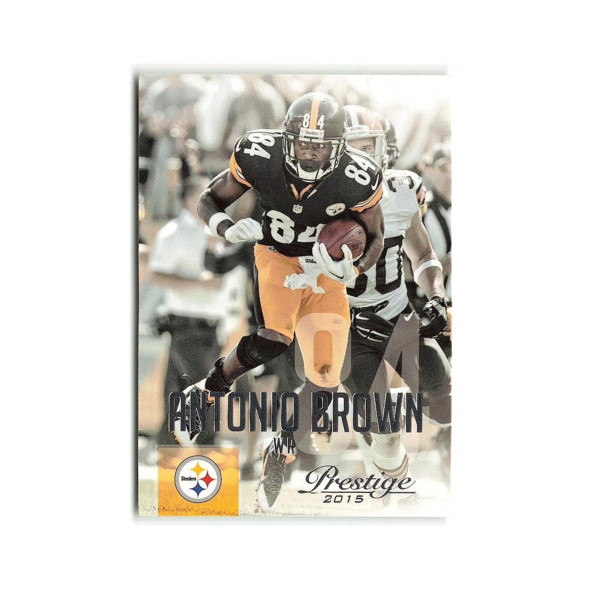 Antonio Brown 2015 Panini Prestige #77 Pittsburgh Steelers Football Card NM