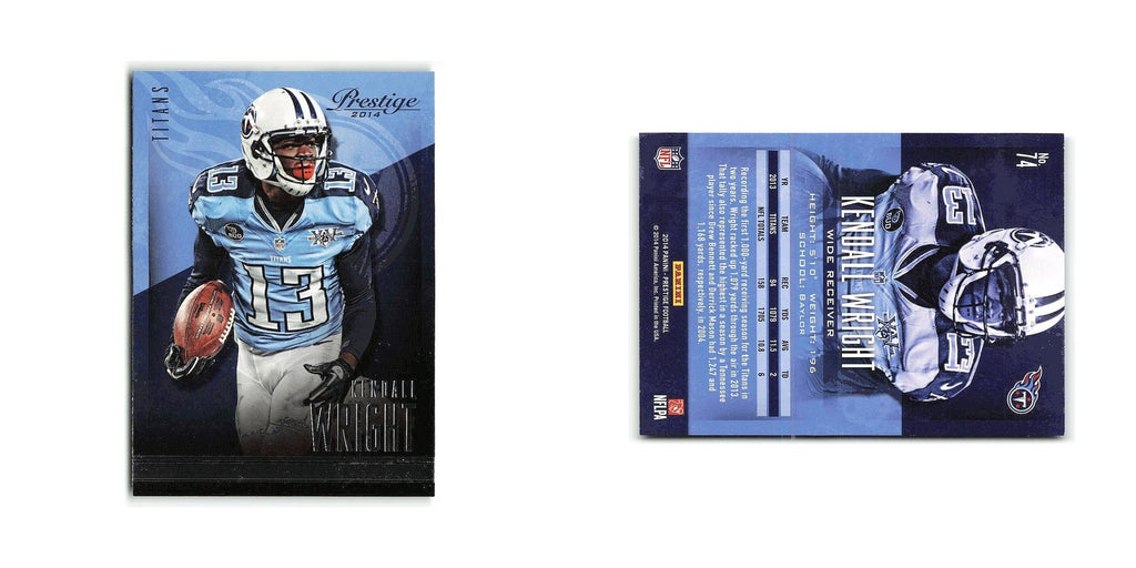 Kendall Wright 2014 Panini Prestige #74 Tennessee Titans Football Card NM