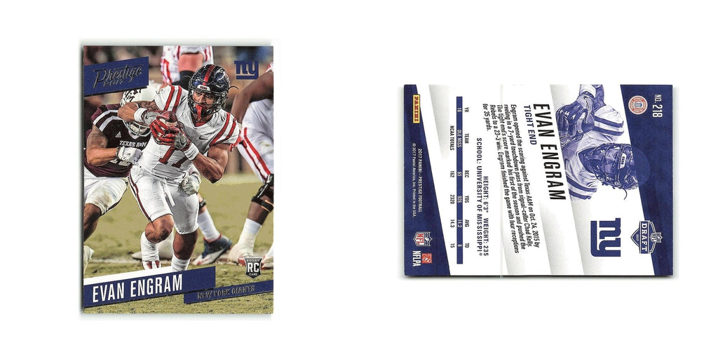 Evan Engram Rookie 2017 Panini Prestige #218 New York Giants Football Card NM