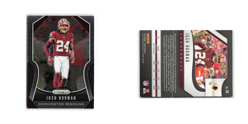 Josh Norman 2019 Panini Prizm #66 Washington Redskins Football Card NM