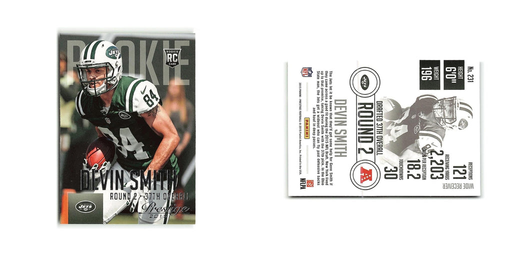 Devin Smith Rookie 2015 Panini Prestige #231B New York Jets Football Card NM