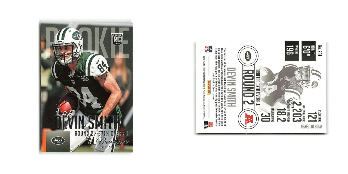 Devin Smith Rookie 2015 Panini Prestige #231B New York Jets Football Card NM