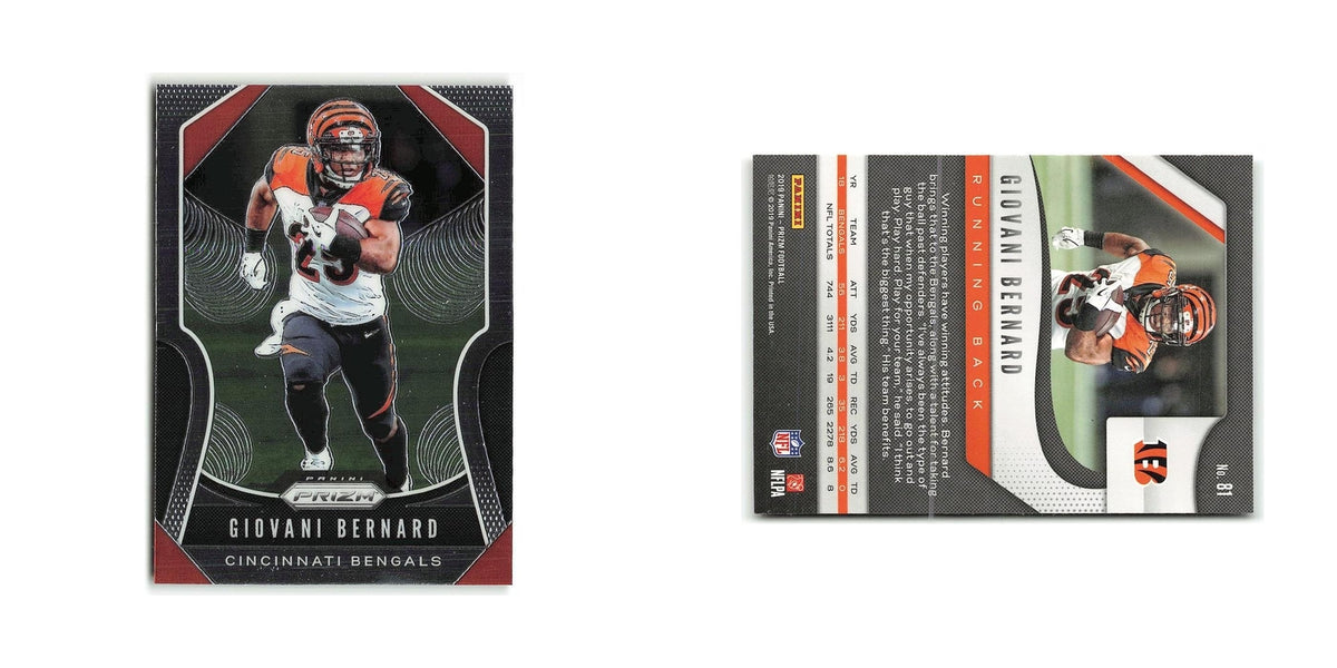 Giovani Bernard 2019 Panini Prizm #81 Cincinnati Bengals Football Card NM