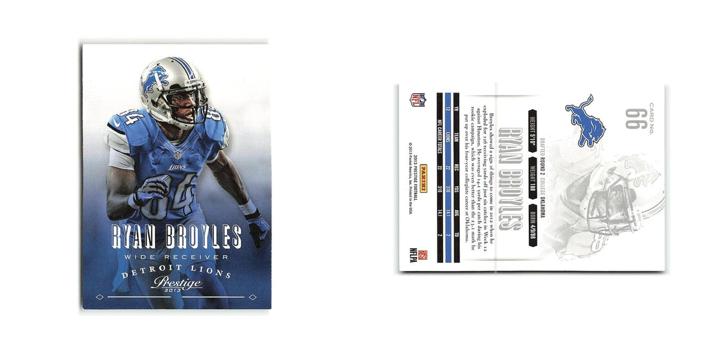 Ryan Broyles 2013 Panini Prestige #66 Tennessee Titans/Detroit Lions NM