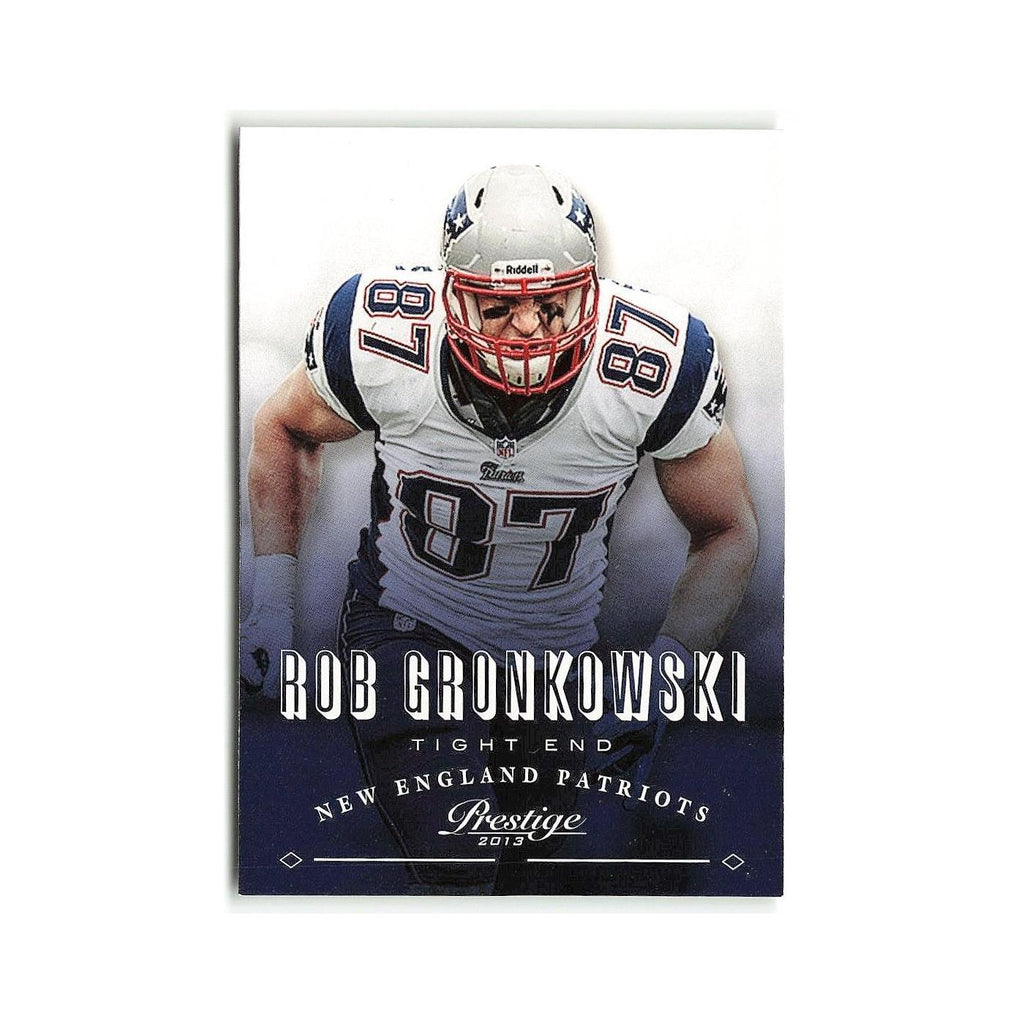 Rob Gronkowski 2013 Panini Prestige #117 New England Patriots Football Card NM