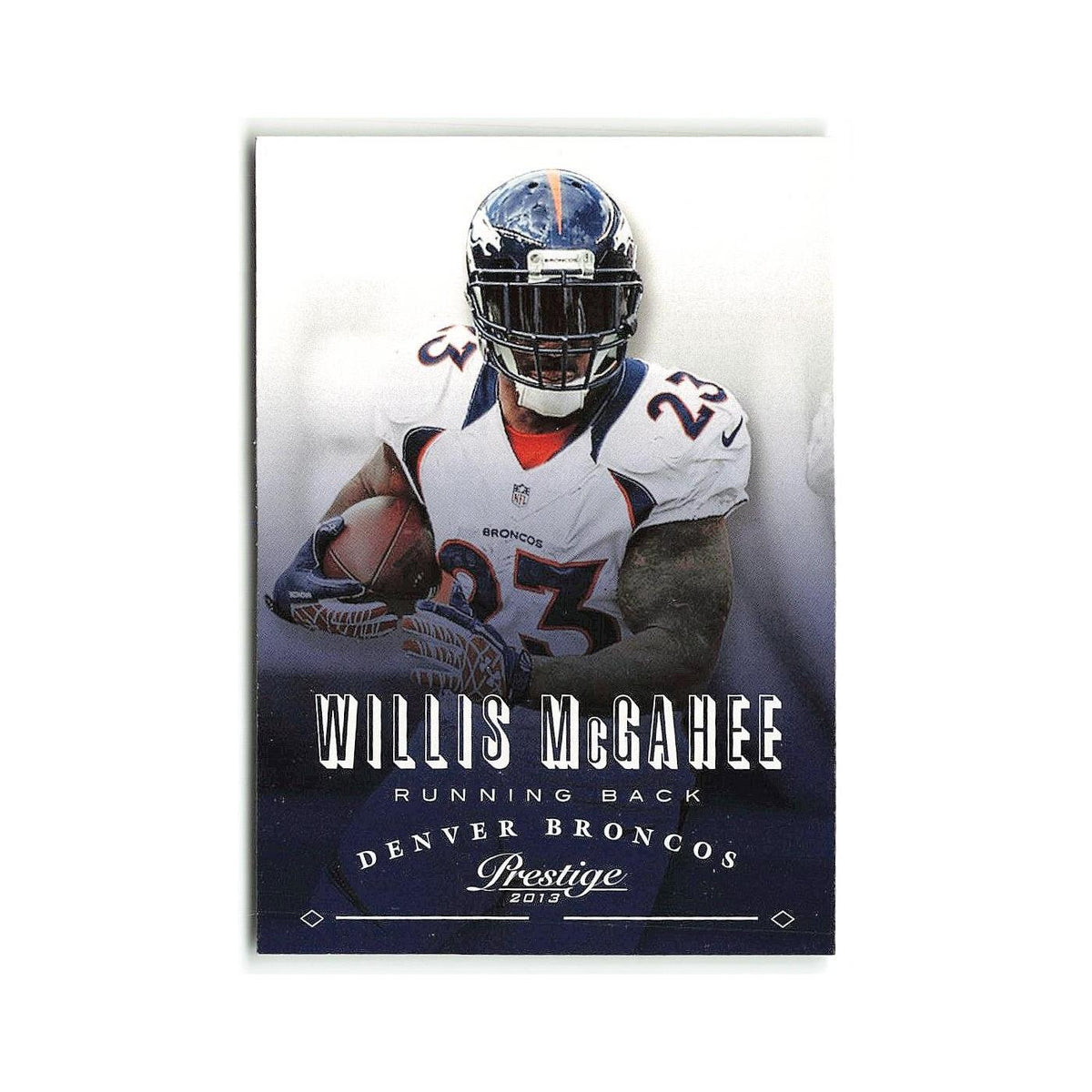 Willis McGahee 2013 Panini Prestige #61 Denver Broncos Football Card NM