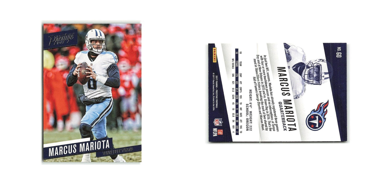 Marcus Mariota 2017 Panini Prestige #60 Tennessee Titans Football Card NM