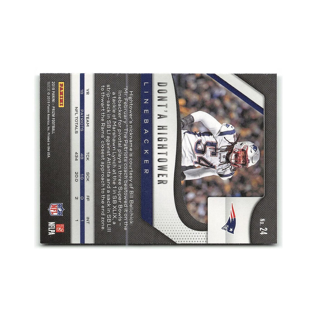 Dont'a Hightower 2019 Panini Prizm #24 New England Patriots Football Card NM