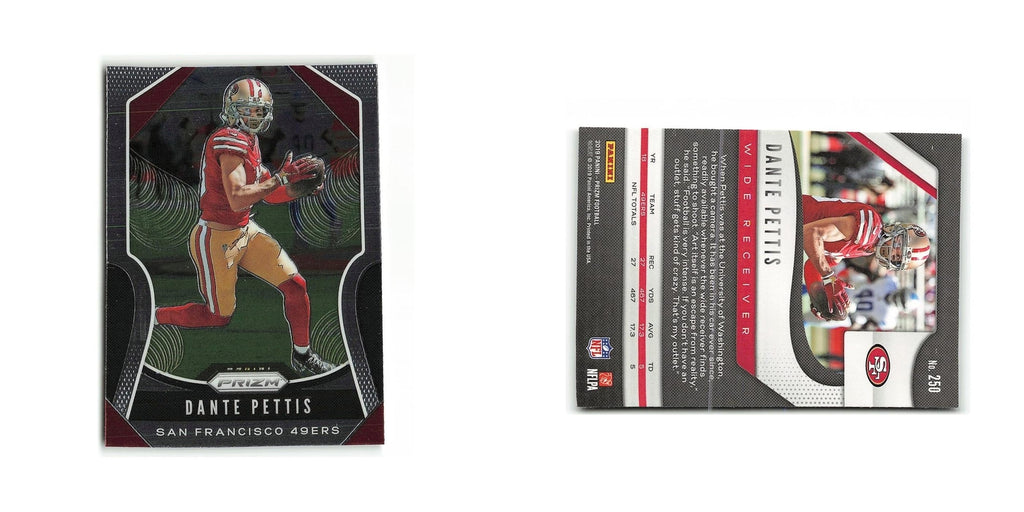 Dante Pettis 2019 Panini Prizm #250 San Francisco 49ers Football Card NM