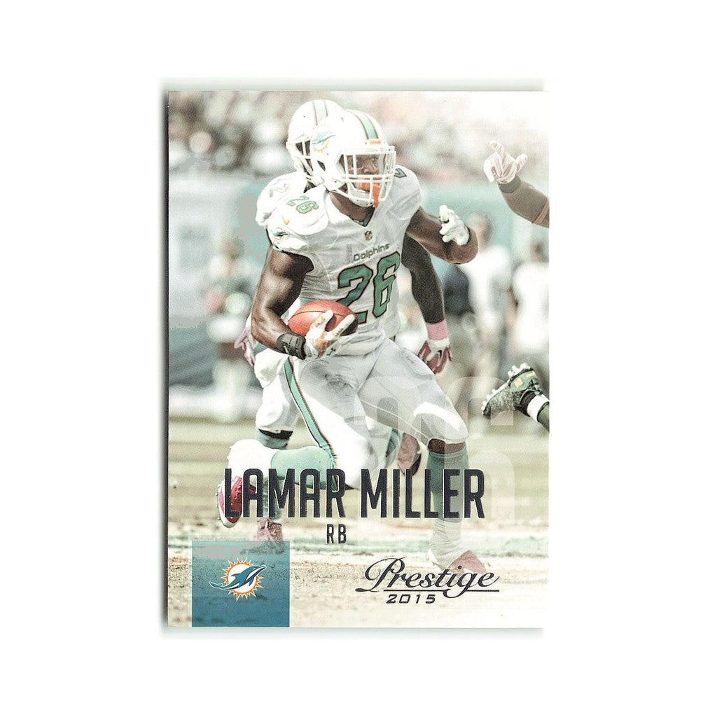 Lamar Miller 2015 Panini Prestige #25 Miami Dolphins Football Card NM