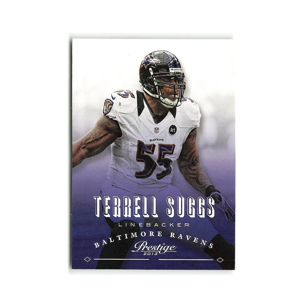 Terrell Suggs 2013 Panini Prestige #19 Baltimore Ravens Football Card NM