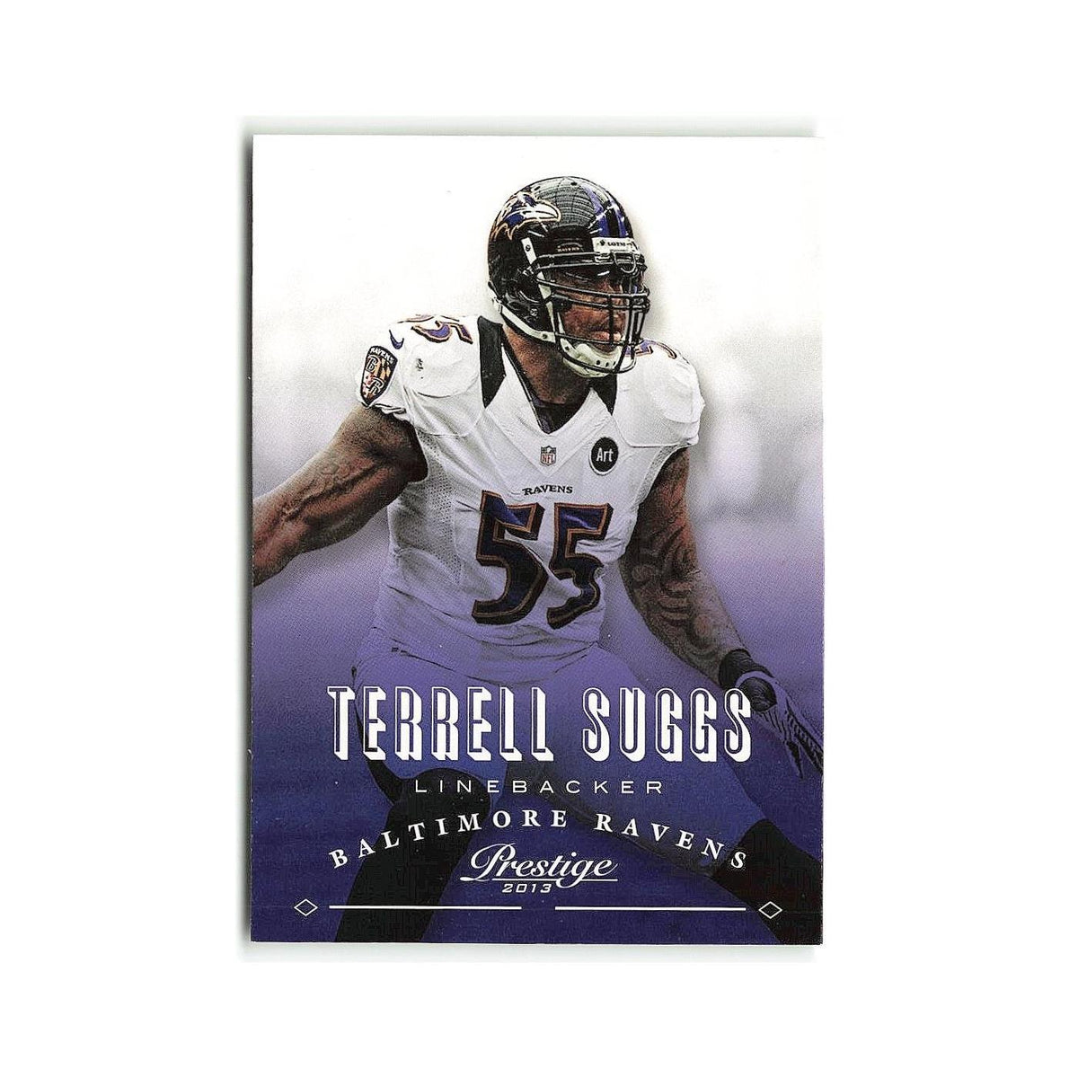 Terrell Suggs 2013 Panini Prestige #19 Baltimore Ravens Football Card NM