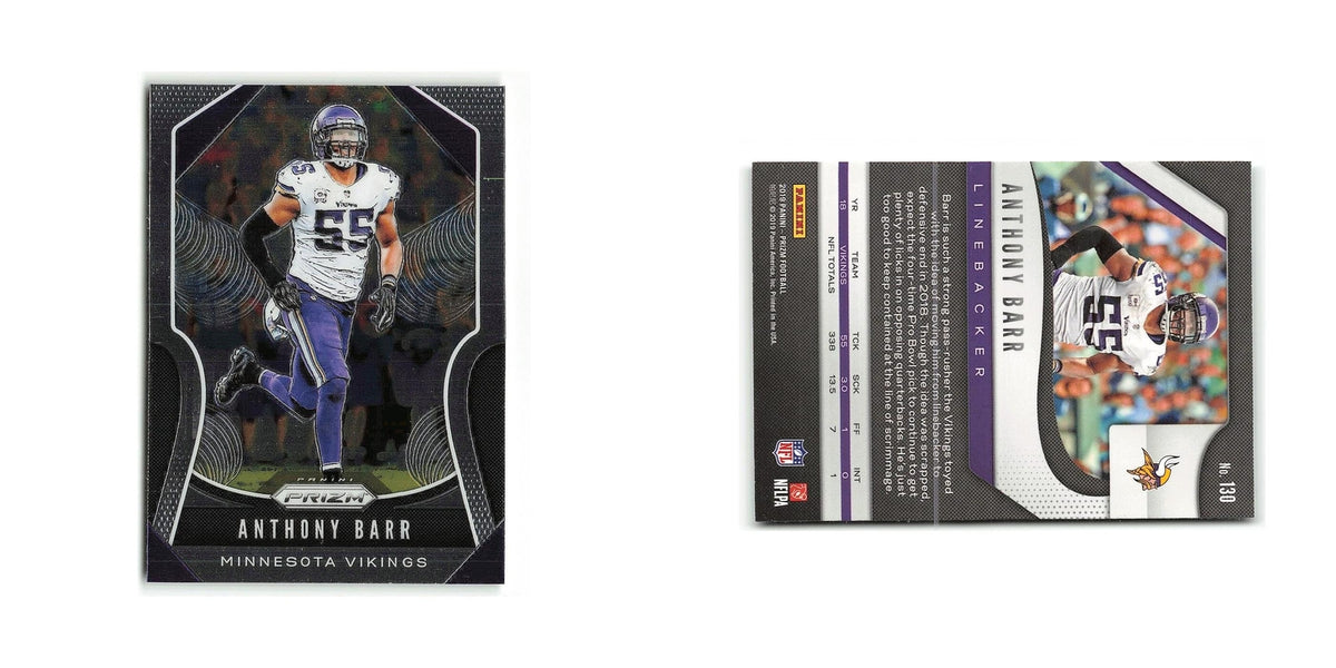 Anthony Barr 2019 Panini Prizm #130 Minnesota Vikings Football Card NM