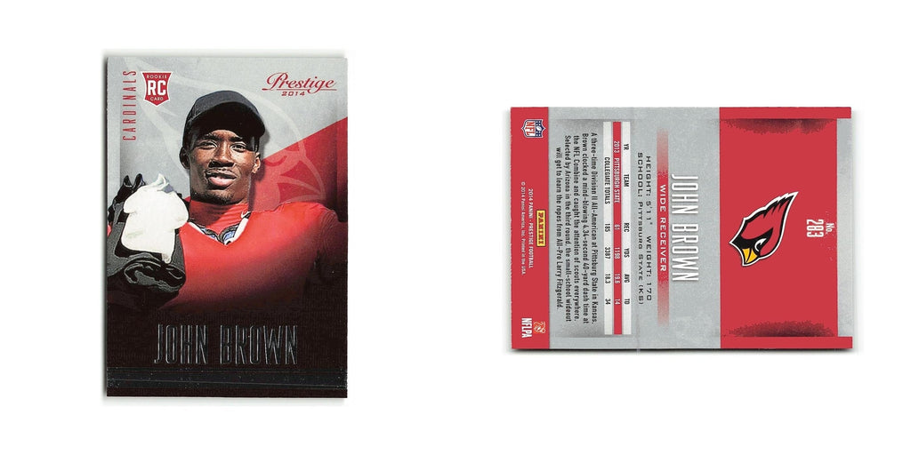 John Brown Rookie 2014 Panini Prestige #72 Arizona Cardinals Football Card NM