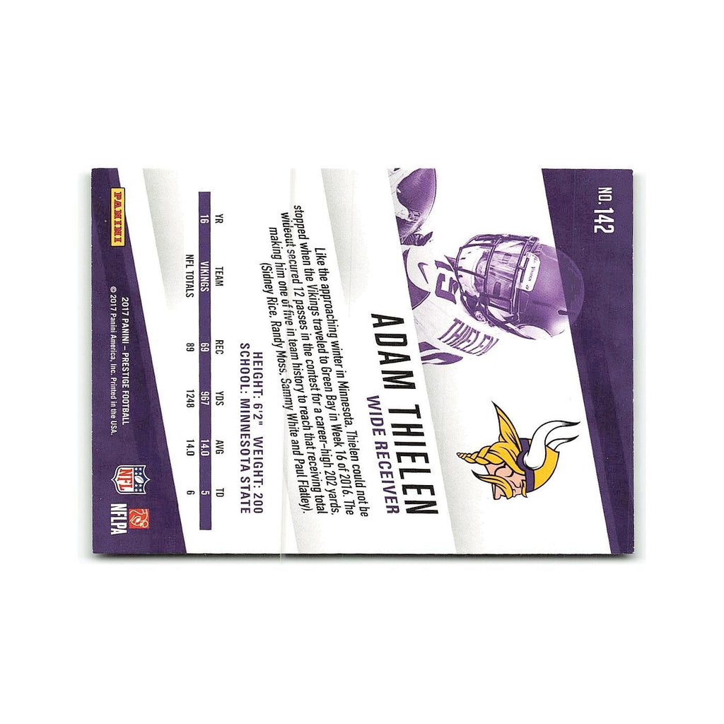 Adam Thielen 2017 Panini Prestige #142 Minnesota Vikings Football Card NM