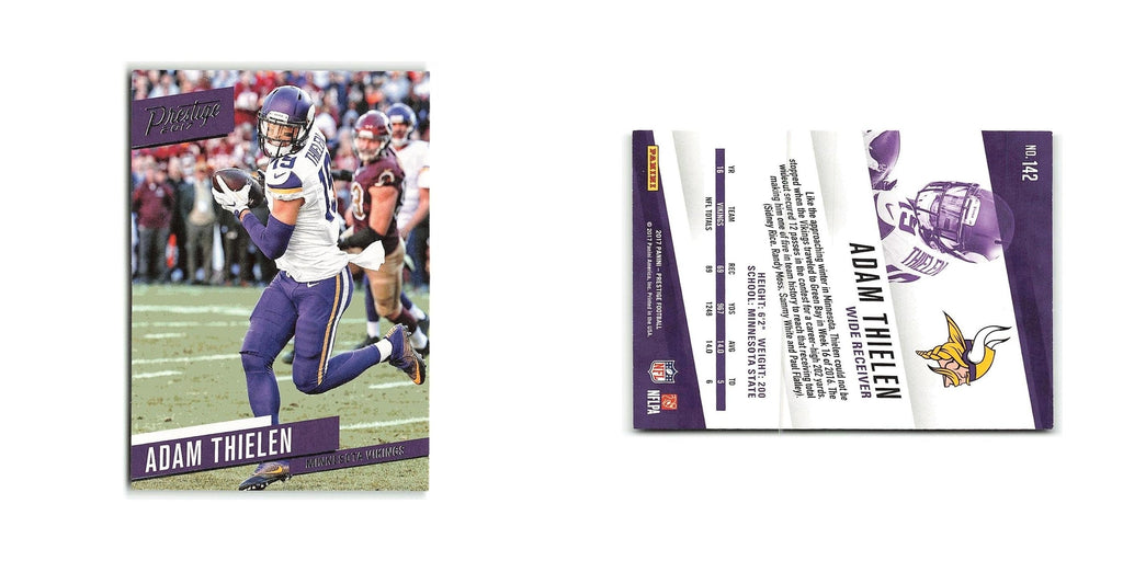 Adam Thielen 2017 Panini Prestige #142 Minnesota Vikings Football Card NM
