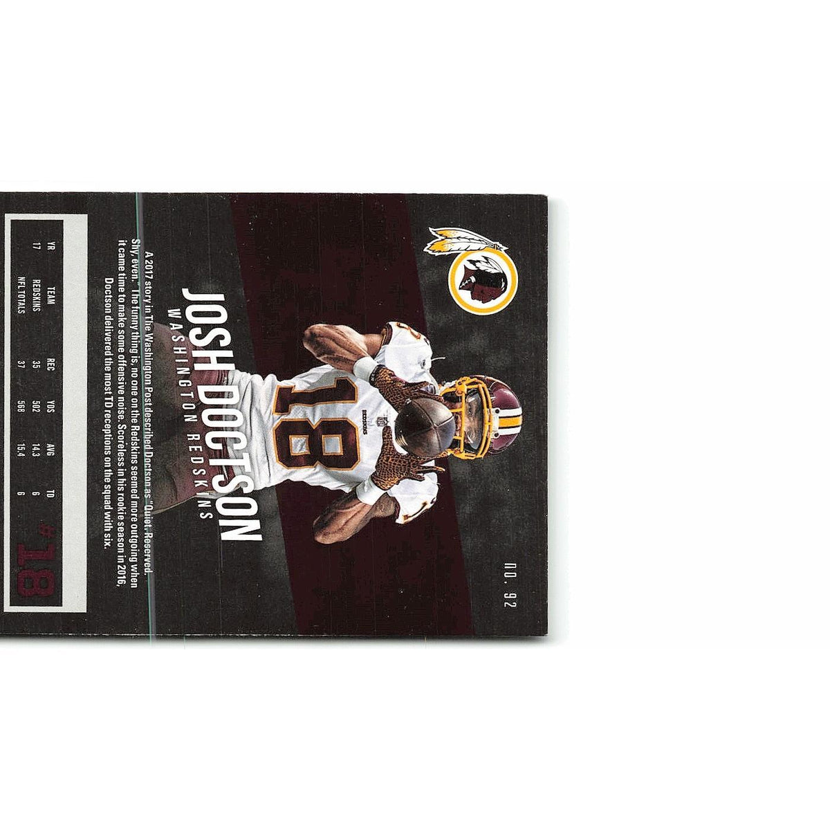 Josh Doctson 2018 Panini Prestige #92 Washington Redskins Football Card NM