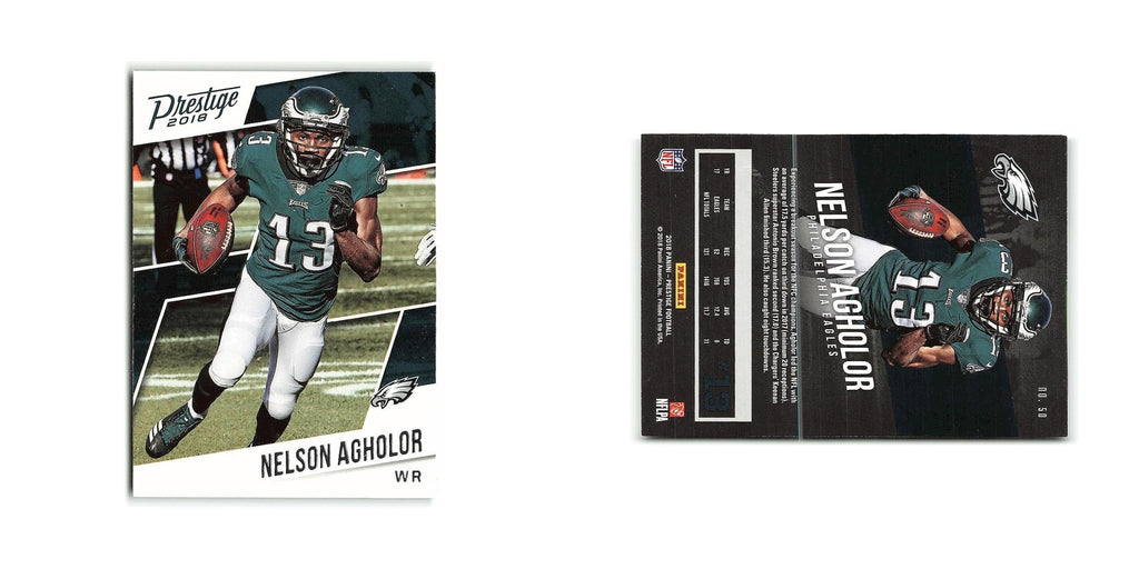 Nelson Agholor 2018 Panini Prestige #50 Philadelphia Eagles Football Card NM