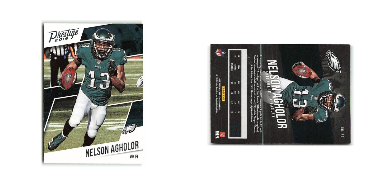 Nelson Agholor 2018 Panini Prestige #50 Philadelphia Eagles Football Card NM
