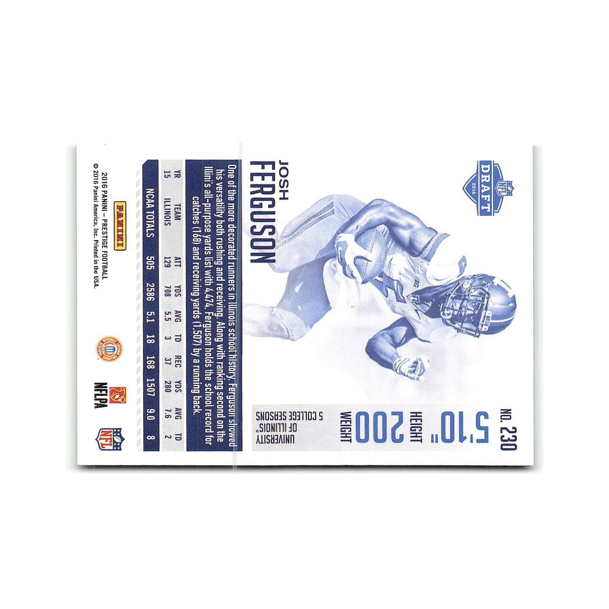 Josh Ferguson Rookie 2016 Panini Prestige #230 Indianapolis Colts NM