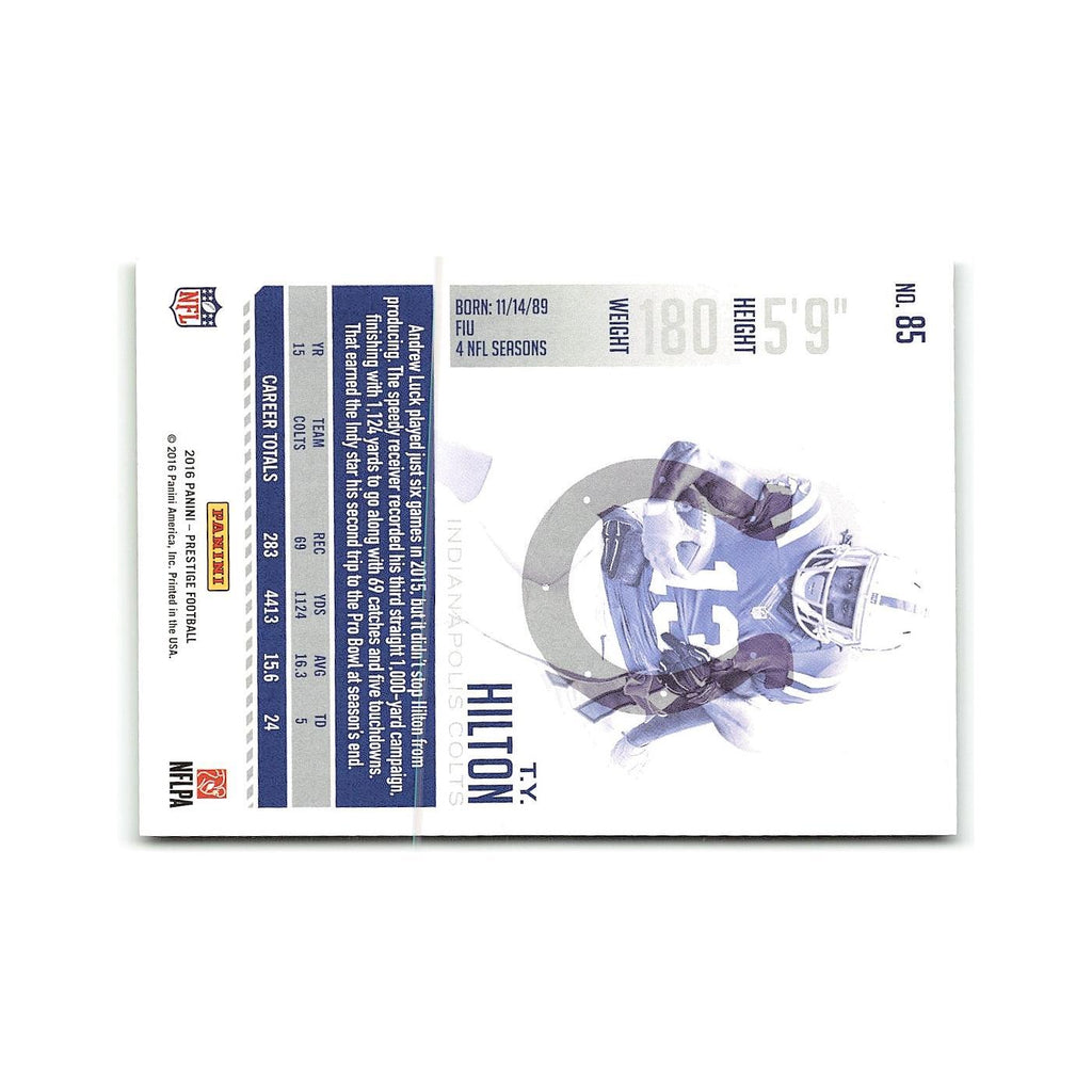 T.Y. Hilton 2016 Panini Prestige #85 Indianapolis Colts Football Card NM