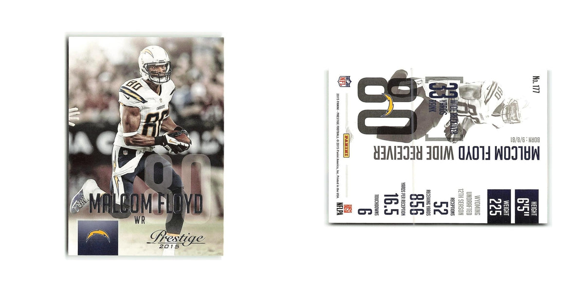 Malcom Floyd 2015 Panini Prestige #177 San Diego Chargers Football Card NM