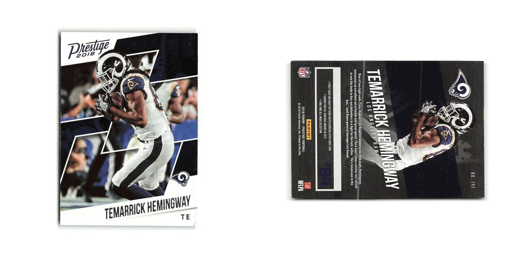 Temarrick Hemingway 2018 Panini Prestige #147 Los Angeles Rams Football Card NM