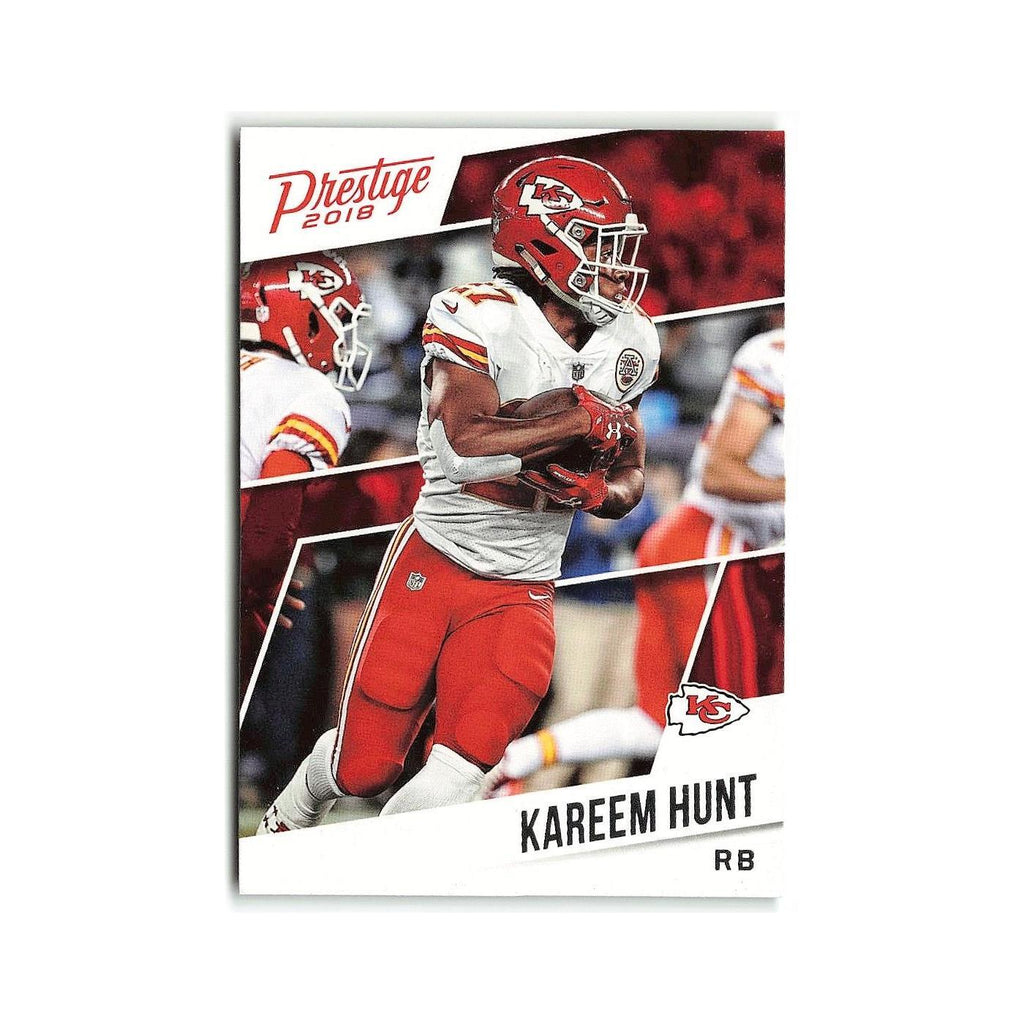 Kareem Hunt 2018 Panini Prestige #160 Kansas City Chiefs Football Card NM