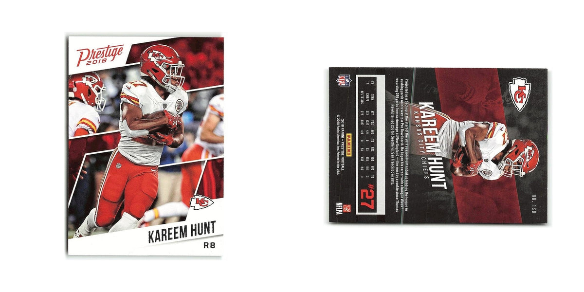 Kareem Hunt 2018 Panini Prestige #160 Kansas City Chiefs Football Card NM