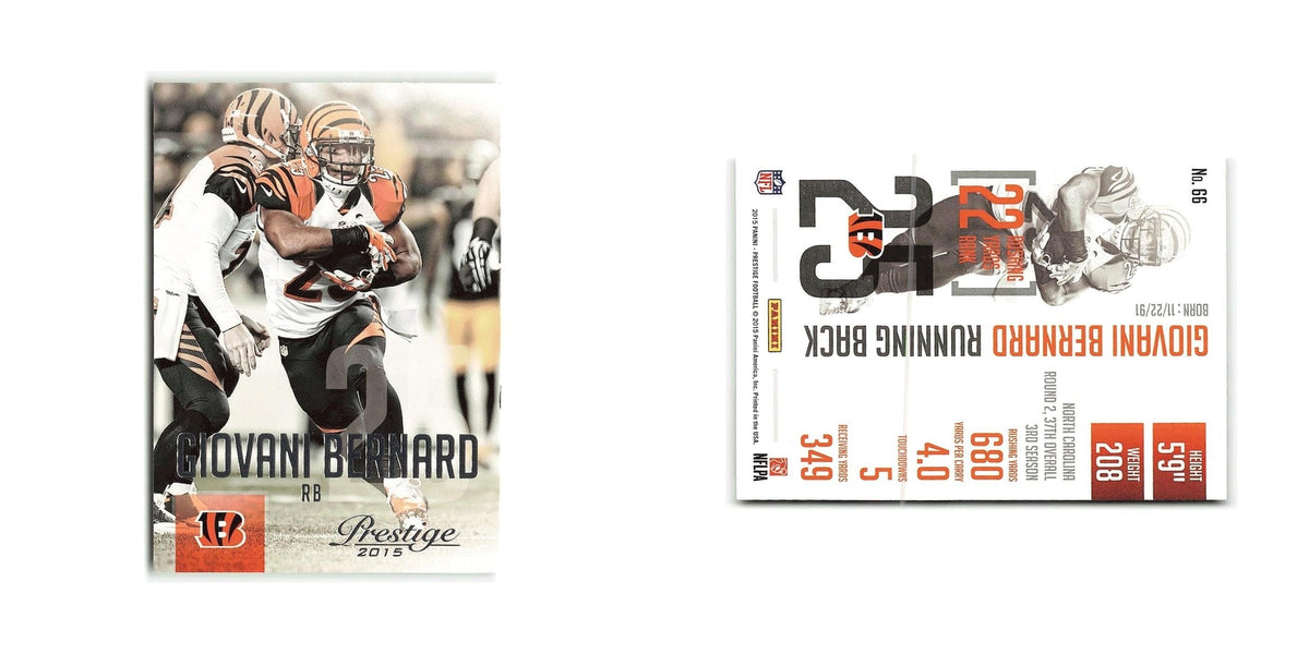 Giovani Bernard 2015 Panini Prestige #66 Cincinnati Bengals Football Card NM