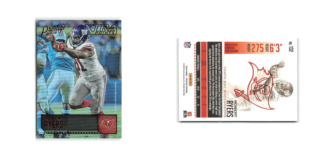 Robert Ayers 2016 Panini Prestige #132 Tampa Bay Buccaneers Football Card NM