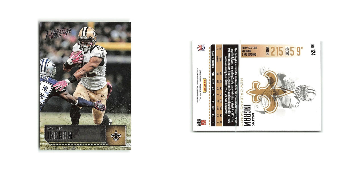 Mark Ingram 2016 Panini Prestige #124 New Orleans Saints Football Card NM