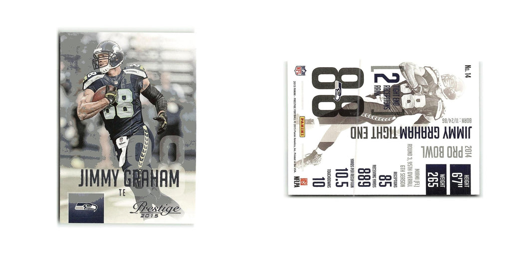 Jimmy Graham 2015 Panini Prestige #14 Seattle Seahawks Football Card NM