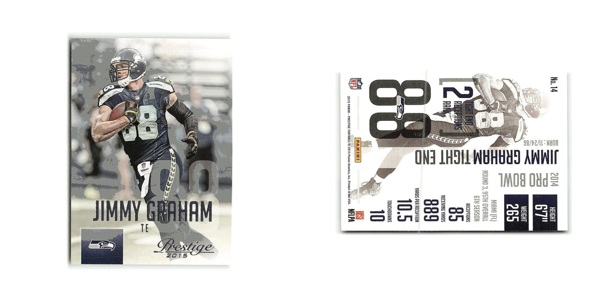 Jimmy Graham 2015 Panini Prestige #14 Seattle Seahawks Football Card NM