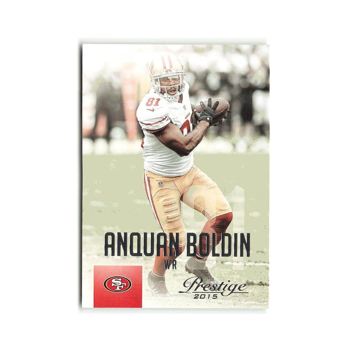 Anquan Boldin 2015 Panini Prestige #196 San Francisco 49ers Football Card NM