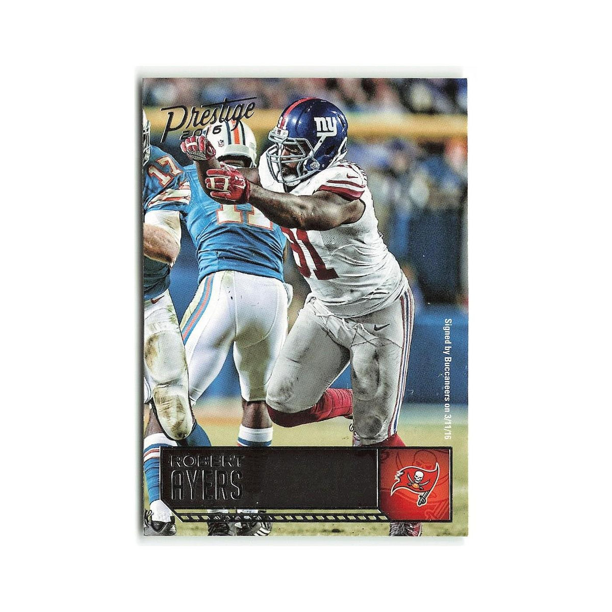 Robert Ayers 2016 Panini Prestige #132 Tampa Bay Buccaneers Football Card NM