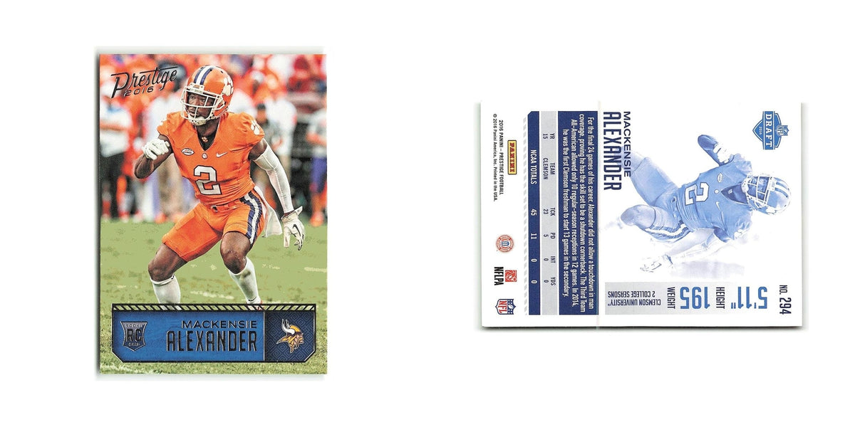 Mackensie Alexander Rookie 2016 Panini Prestige #294 Minnesota Vikings NM